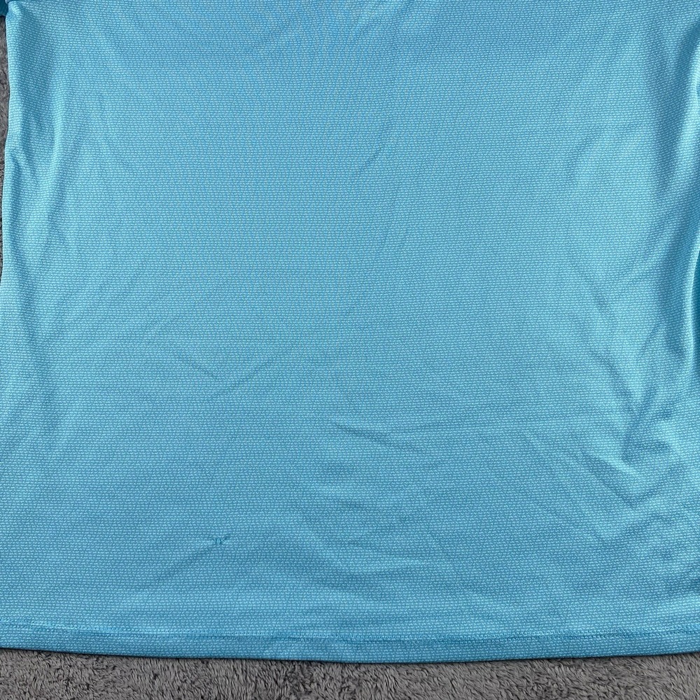 Under Armour Tech Short Sleeve V-Neck Loose Heatgear T-Shirt Womens Large Blue - Picture 2 of 16